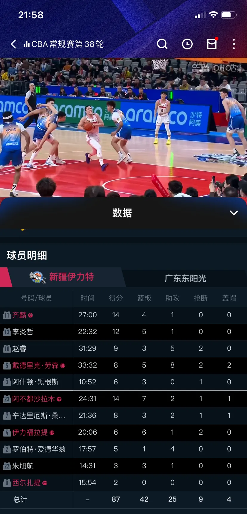 新疆飞虎被天津男篮反超，遗憾失利